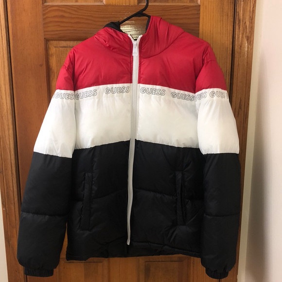 Coats | Guess Colorblock Winter Jacket 